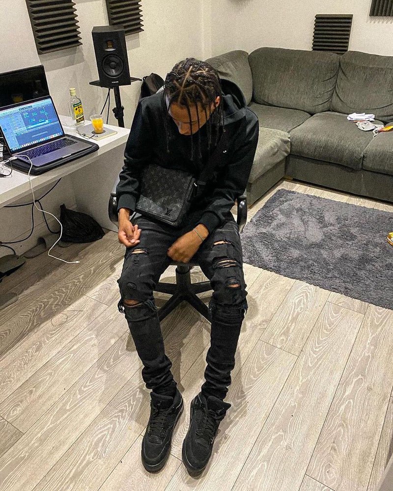 J4 Retro Black Cat - Tygra Clothing